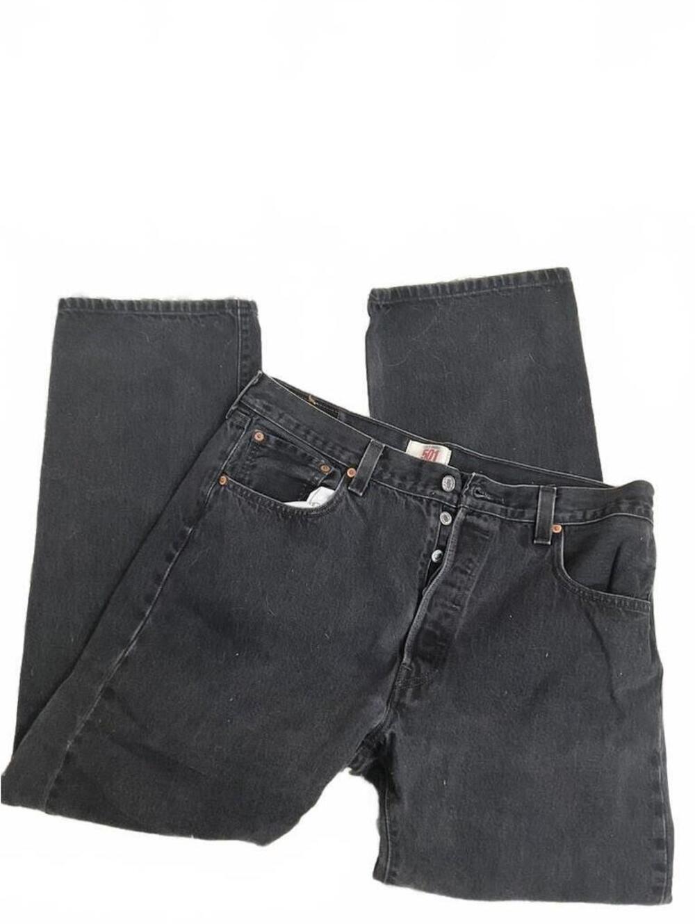 Levi's 501 black jeans Vintage 36x32 button fly